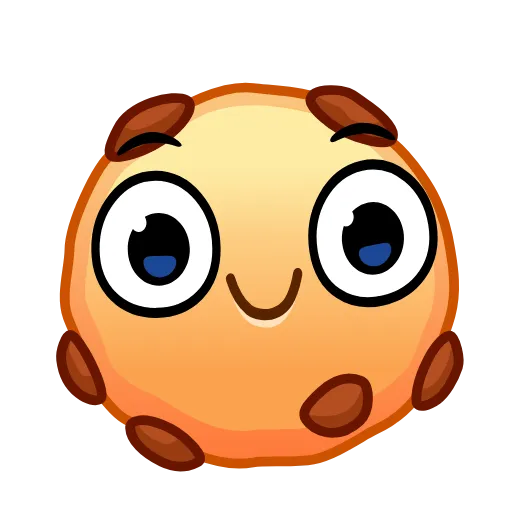 Стикер 4 Cookie Emoji