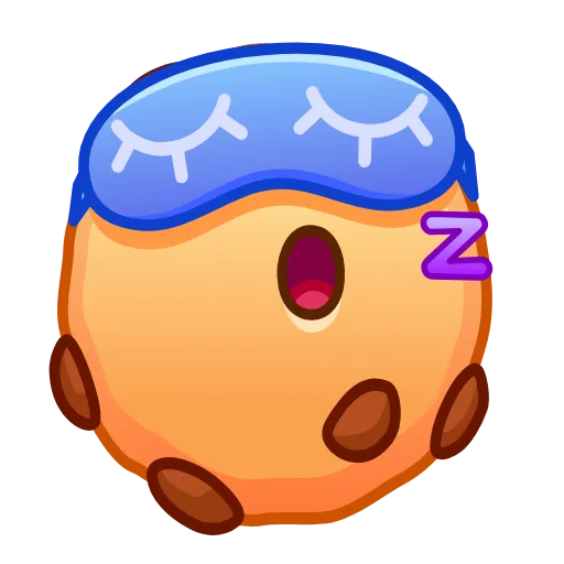 Стикер 5 Cookie Emoji