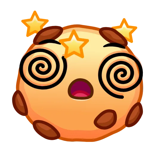 Стикер 7 Cookie Emoji