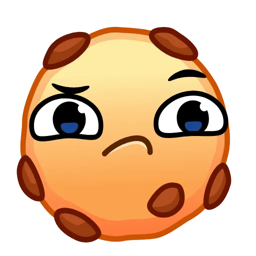 Стикер 23 Cookie Emoji