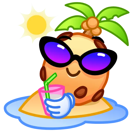 Стикер 36 Cookie Emoji