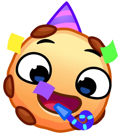 Стикер 25 Cookie Emoji