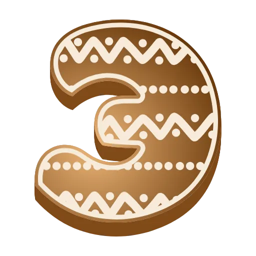 Стикер 32 #decor #food #fonts #static #vector #xmas