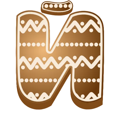 Стикер 12 #decor #food #fonts #static #vector #xmas