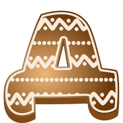 Стикер 6 #decor #food #fonts #static #vector #xmas