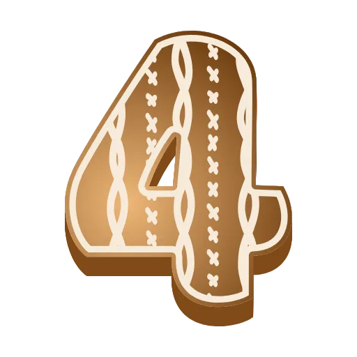 Стикер 43 #decor #food #fonts #static #vector #xmas