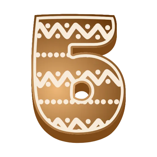 Стикер 3 #decor #food #fonts #static #vector #xmas
