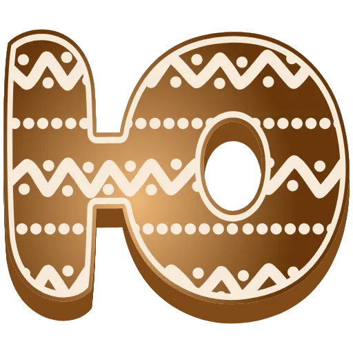 Стикер 33 #decor #food #fonts #static #vector #xmas