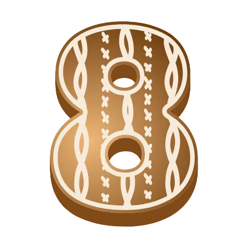 Стикер 47 #decor #food #fonts #static #vector #xmas