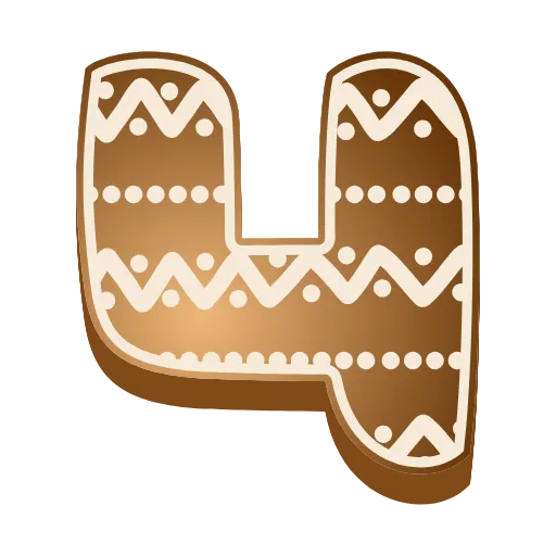 Стикер 26 #decor #food #fonts #static #vector #xmas