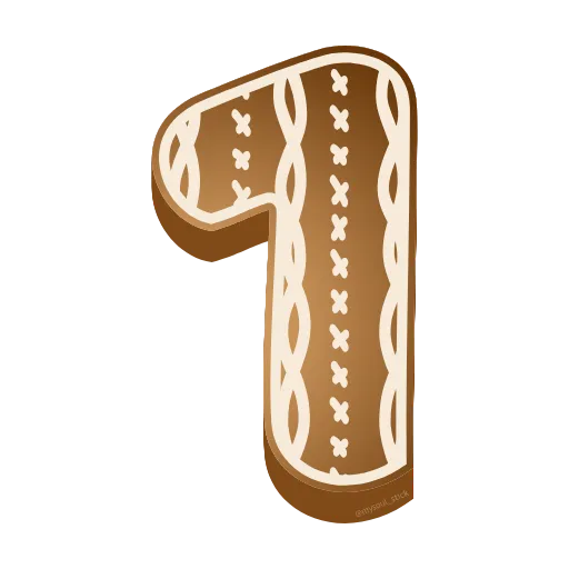 Стикер 40 #decor #food #fonts #static #vector #xmas