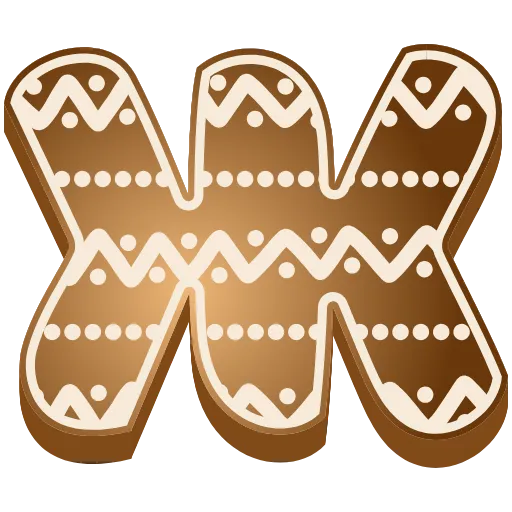 Стикер 9 #decor #food #fonts #static #vector #xmas