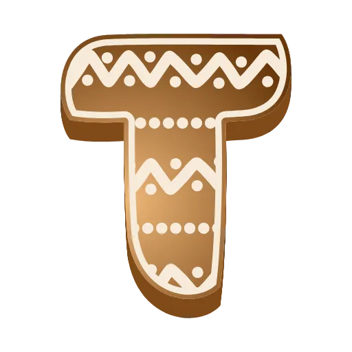Стикер 21 #decor #food #fonts #static #vector #xmas
