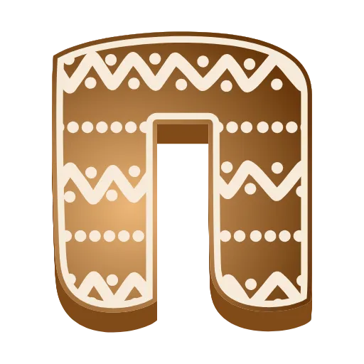 Стикер 18 #decor #food #fonts #static #vector #xmas