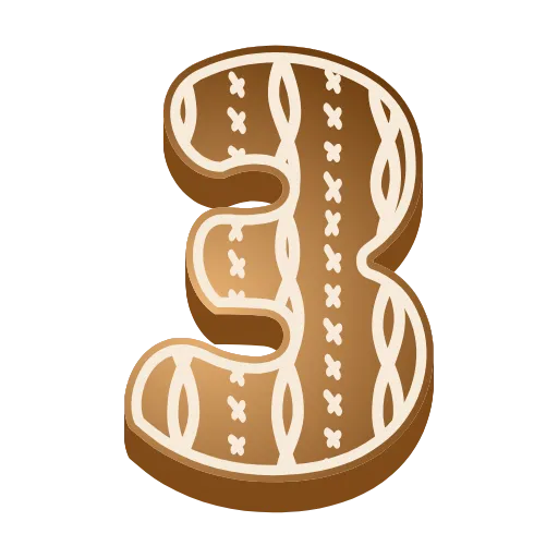 Стикер 42 #decor #food #fonts #static #vector #xmas