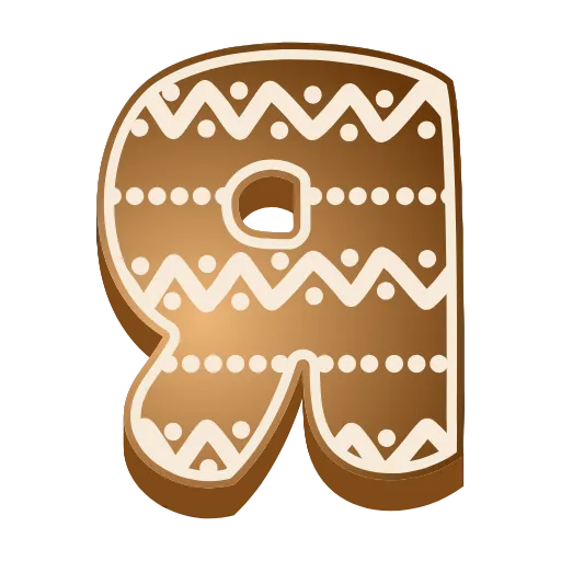 Стикер 34 #decor #food #fonts #static #vector #xmas