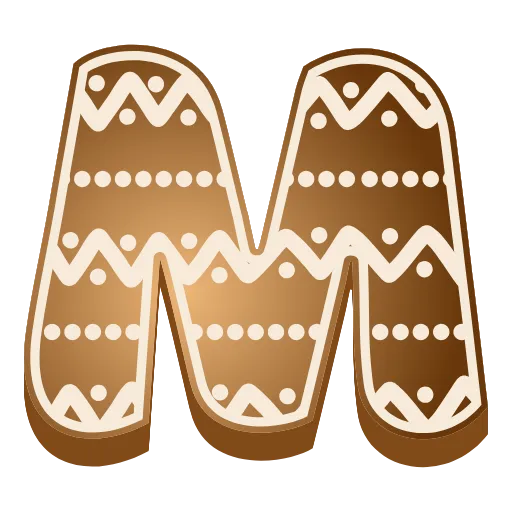 Стикер 15 #decor #food #fonts #static #vector #xmas