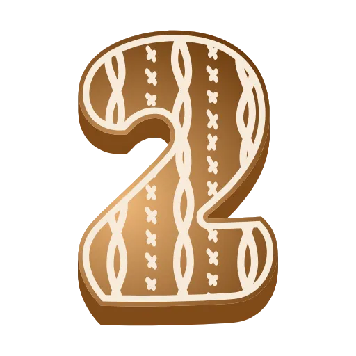 Стикер 41 #decor #food #fonts #static #vector #xmas