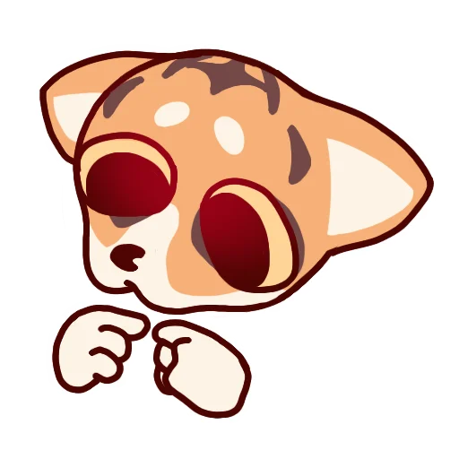 🙄 Стикер «Corgi Pembrok Raf» для Telegram