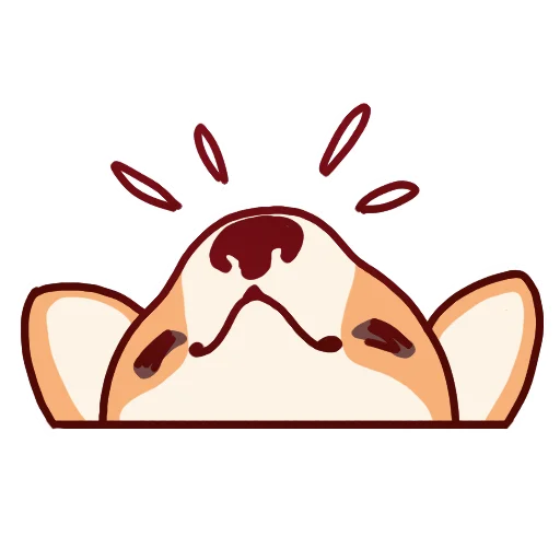 🍊 Стикер «Corgi Pembrok Raf» для Telegram