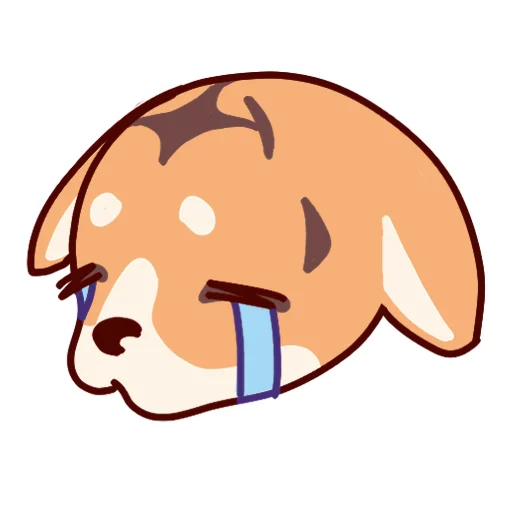 😭 Стикер «Corgi Pembrok Raf» для Telegram