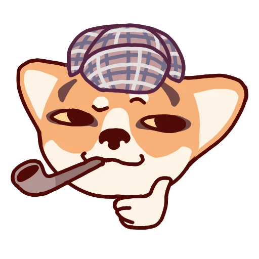 💡 Стикер «Corgi Pembrok Raf» для Telegram