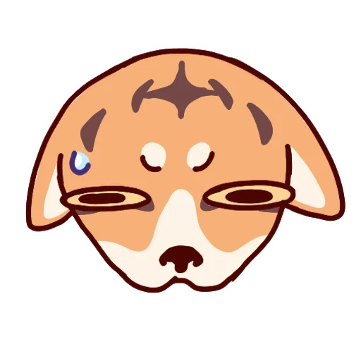 🫠 Стикер «Corgi Pembrok Raf» для Telegram