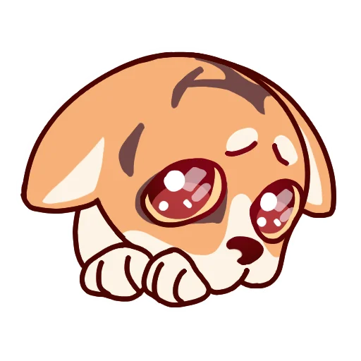 🥺 Стикер «Corgi Pembrok Raf» для Telegram