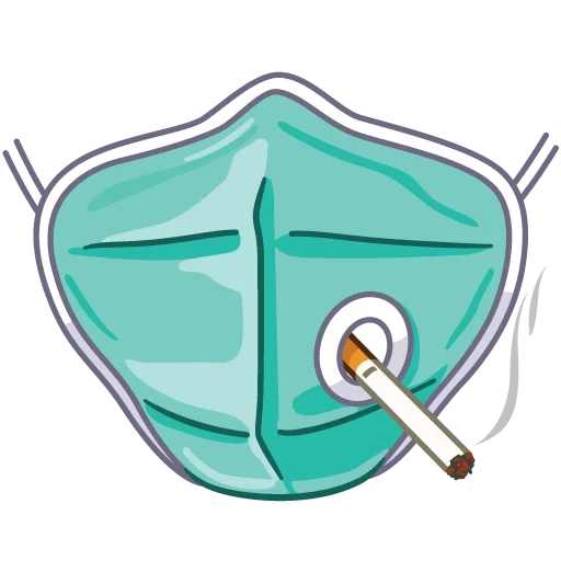 Стикер 9 Add Masks Coronamask