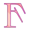 🤩 Эмодзи «Cosmic scar - розовые буквы, русские и английские» для Telegram