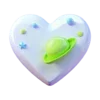 Стикер 28 💚 Набор эмоджи с космосом