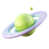 Стикер 27 💚 Набор эмоджи с космосом