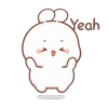 Стикер 34 Cotton Bunny