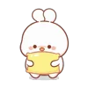 Стикер 12 Cotton Bunny