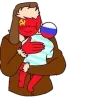 Стикер 4 Country Humans