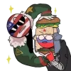 Стикер 34 Country Humans