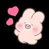 Стикер 55 Couple Bunny