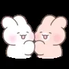 Стикер 51 Couple Bunny