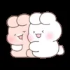 Стикер 36 Couple Bunny