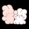 Стикер 34 Couple Bunny
