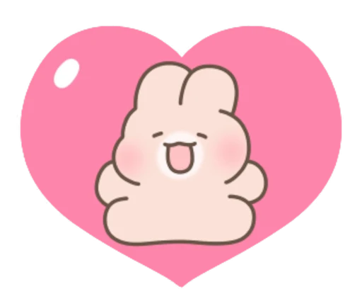 ❤️ Стикер «Couple Bunny» для Telegram