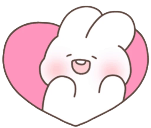 ❤️ Стикер «Couple Bunny» для Telegram