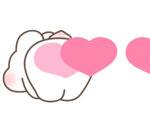 ❤️ Стикер «Couple Bunny» для Telegram