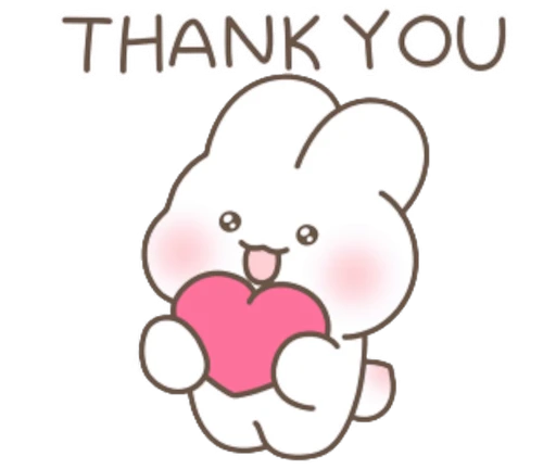 ❤️ Стикер «Couple Bunny» для Telegram