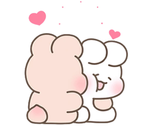 😘 Стикер «Couple Bunny» для Telegram