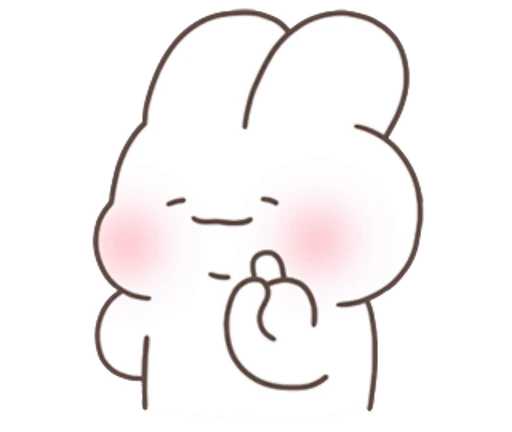☝️ Стикер «Couple Bunny» для Telegram