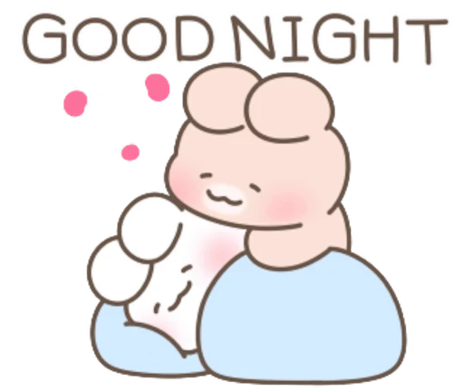😴 Стикер «Couple Bunny» для Telegram