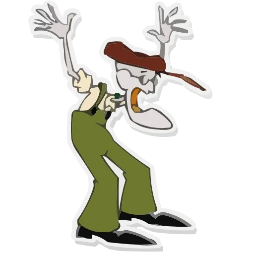 Стикер 55 animals #cartoons #our #static #vector