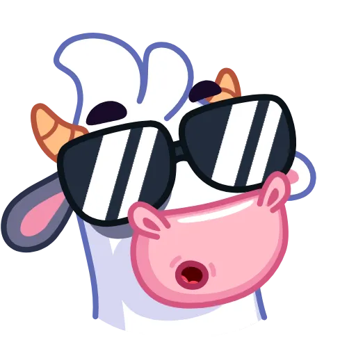 Стикер 42 Cow - корова