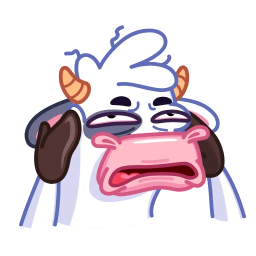 Стикер 40 Cow - корова
